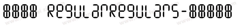 汉文活艺 RegularRegular5字体转换